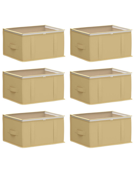 Scatola di stoccaggio con finestra trasparente in alto 6 pcs