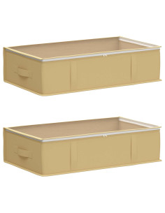 Scatola di stoccaggio con finestra trasparente in alto 2 pcs 2