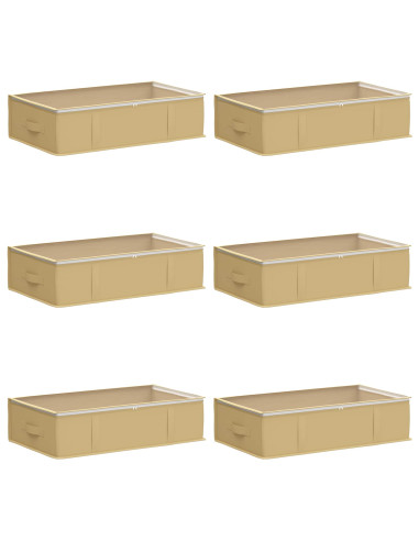 Scatola di stoccaggio con finestra trasparente in alto 6 pcs