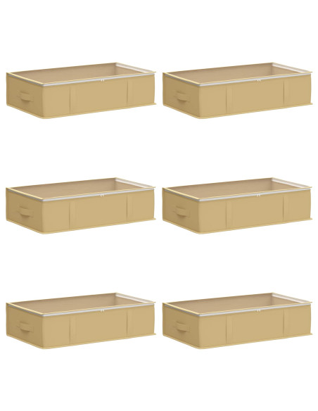 Scatola di stoccaggio con finestra trasparente in alto 6 pcs