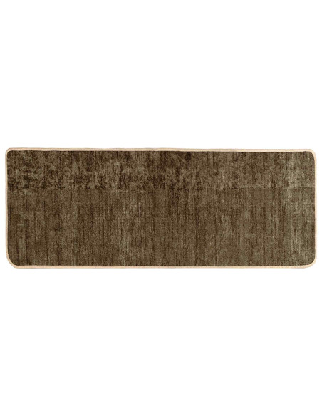 Runner Tappeto MARSA Verde Foresta 200 x 80 cm Poliestere e PVC