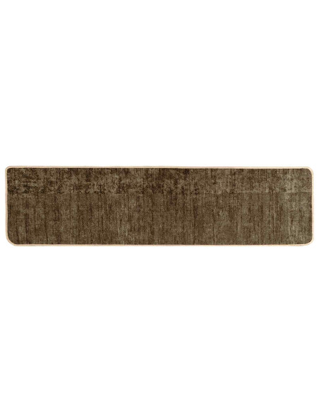 Runner Tappeto MARSA Verde Foresta 400 x 80 cm Poliestere e PVC