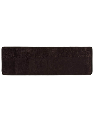 Runner Tappeto MARSA Antracite 150 x 50 cm Poliestere e PVC