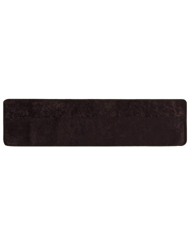 Runner Tappeto MARSA Antracite 300 x 50 cm Poliestere e PVC
