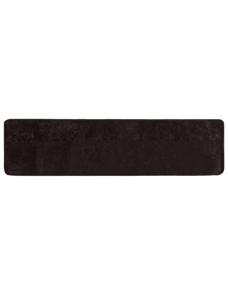 Runner Tappeto MARSA Antracite 300 x 50 cm Poliestere e PVC