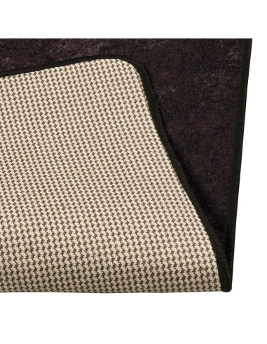 Runner Tappeto MARSA Antracite 350 x 50 cm Poliestere e PVC
