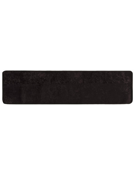 Runner Tappeto MARSA Antracite 400 x 50 cm Poliestere e PVC
