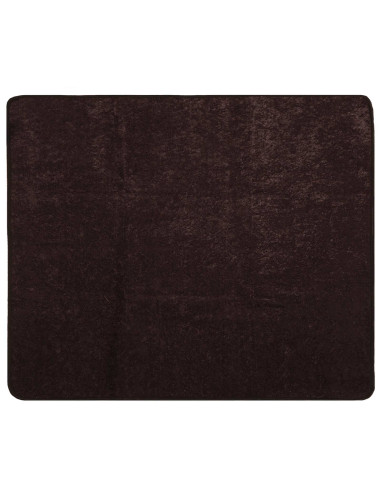 Runner Tappeto MARSA Antracite 100 x 80 cm Poliestere e PVC