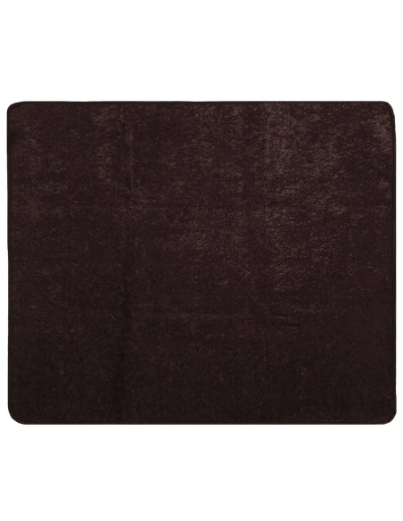 Runner Tappeto MARSA Antracite 100 x 80 cm Poliestere e PVC