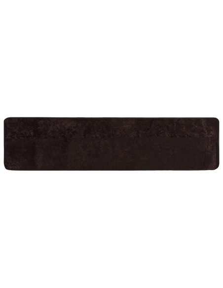 Runner Tappeto MARSA Antracite 450 x 80 cm Poliestere e PVC