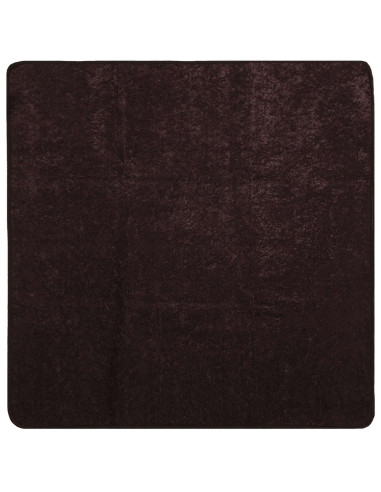 Runner Tappeto MARSA Antracite 100 x 100 cm Poliestere e PVC