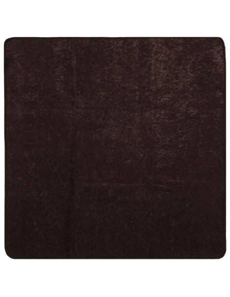 Runner Tappeto MARSA Antracite 100 x 100 cm Poliestere e PVC