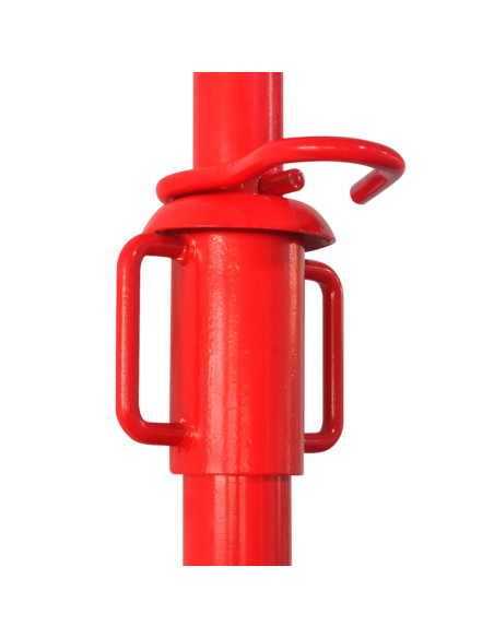 Pomello Acrow Rosso 280 x 12 x 12 cm