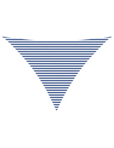 Telo Ombra da Esterno Blu e Bianco 5 x 5 x 6 m 2