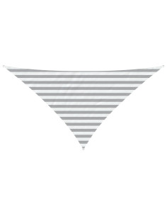 Telo Ombra da Esterno Grigio chiaro e bianco 2,5 x 2,5 x 3,5 m 2