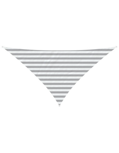 Telo Ombra da Esterno Grigio chiaro e bianco 2,5 x 2,5 x 3,5 m