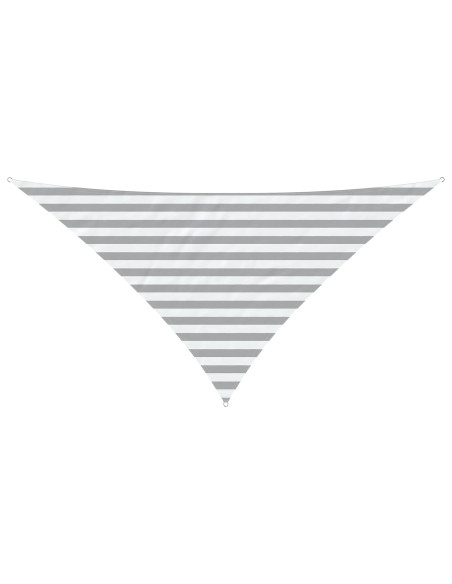 Telo Ombra da Esterno Grigio chiaro e bianco 2,5 x 2,5 x 3,5 m