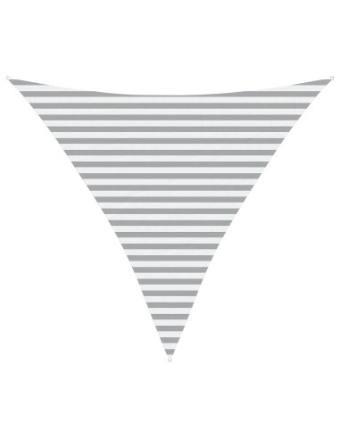 Telo Ombra da Esterno Grigio chiaro e bianco 3,6 x 3,6 x 3,6 m