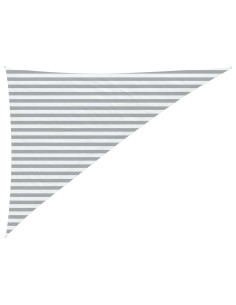 Telo Ombra da Esterno Grigio chiaro e bianco 3 x 4 x 5 m 2