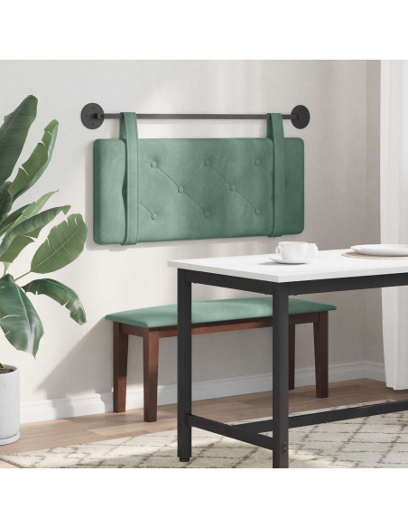 Testata appesa Verde Mare 110 x 55 x 5 cm Velluto