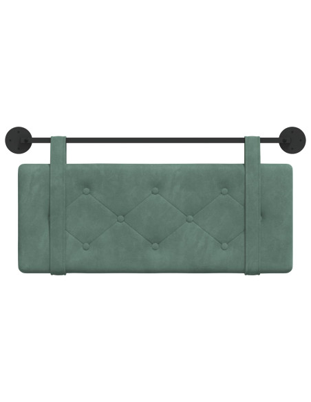 Testata appesa Verde Mare 110 x 55 x 5 cm Velluto