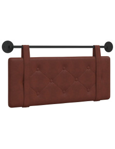 Testata appesa Marrone Lucido 100 cm PU Antico 2