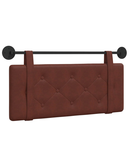 Testata appesa Marrone Lucido 100 cm PU Antico