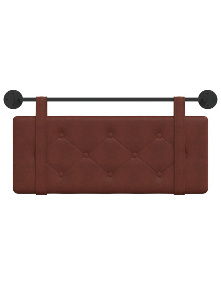 Testata appesa Marrone Lucido 100 cm PU Antico