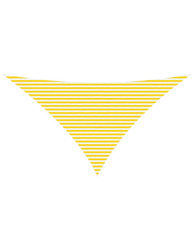 Telo Ombra da Esterno Giallo e Bianco 7 x 5 x 5 m