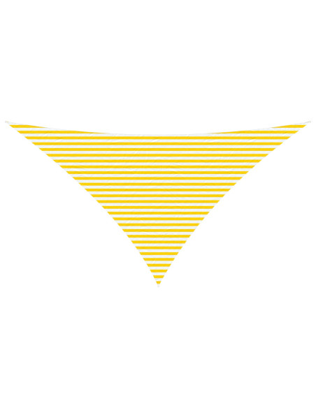 Telo Ombra da Esterno Giallo e Bianco 7 x 5 x 5 m