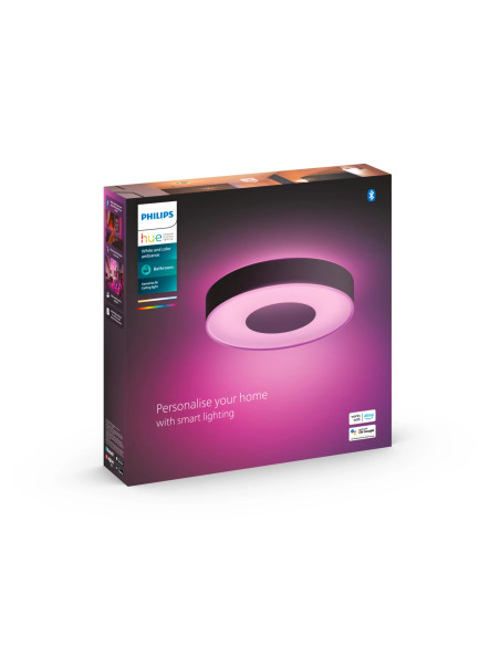 Philips Hue White and Color ambiance Xamento Plafoniera Smart da Bagno Nera M