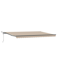 Tessuto per Tenda con Beige 500 × 300 cm Poliestere 2