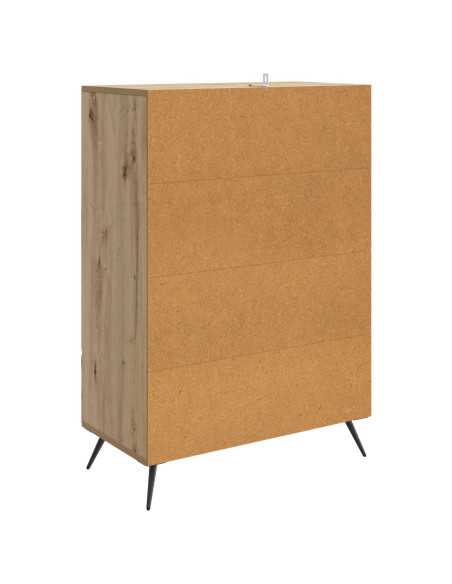 Credenza con cassetto Rovere Artigianale 66 x 34,5 x 95 cm
