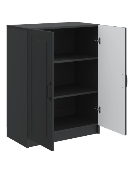 Credenza Nero 66 x 34,5 x 87 cm Legno ingegnerizzato