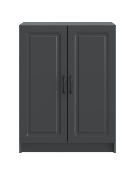 Credenza Nero 66 x 34,5 x 87 cm Legno ingegnerizzato