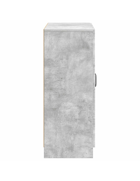 Credenza Grigio Cemento 66 x 34,5 x 87 cm Legno ingegnerizzato