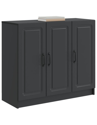 Credenza Nero 89 x 34,5 x 77 cm Legno ingegnerizzato