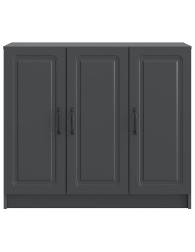 Credenza Nero 89 x 34,5 x 77 cm Legno ingegnerizzato