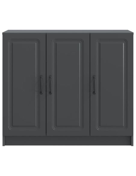 Credenza Nero 89 x 34,5 x 77 cm Legno ingegnerizzato