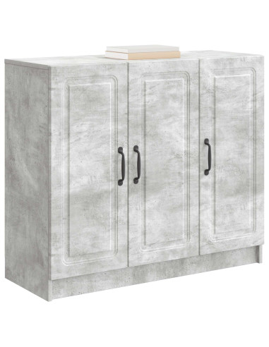 Credenza Grigio Cemento 89 x 34,5 x 77 cm Legno ingegnerizzato