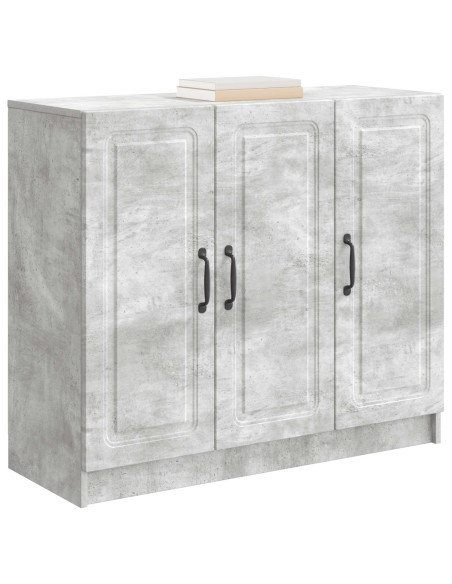 Credenza Grigio Cemento 89 x 34,5 x 77 cm Legno ingegnerizzato