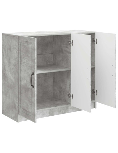 Credenza Grigio Cemento 89 x 34,5 x 77 cm Legno ingegnerizzato
