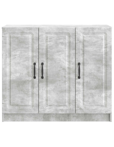Credenza Grigio Cemento 89 x 34,5 x 77 cm Legno ingegnerizzato
