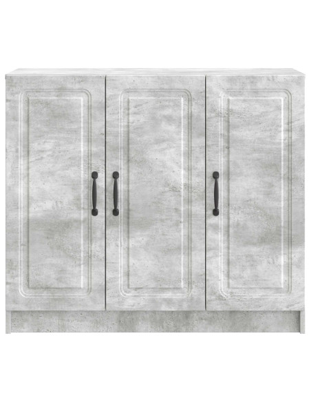 Credenza Grigio Cemento 89 x 34,5 x 77 cm Legno ingegnerizzato