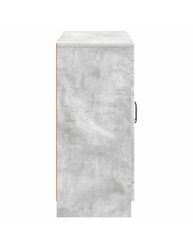 Credenza Grigio Cemento 89 x 34,5 x 77 cm Legno ingegnerizzato
