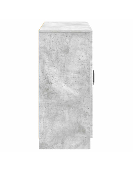 Credenza Grigio Cemento 89 x 34,5 x 77 cm Legno ingegnerizzato