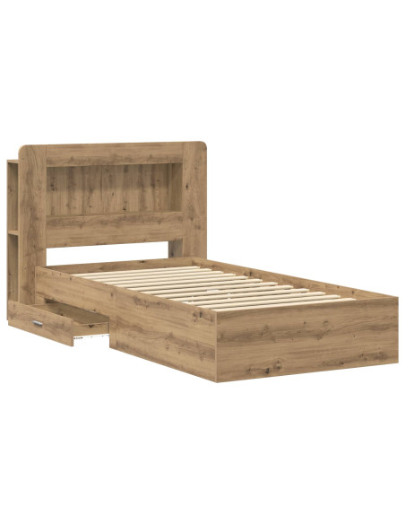 Telaio del letto con storage Rovere Artigianale 80 x 200 cm