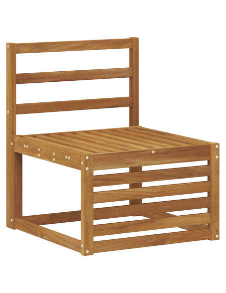 Set divani 6 pcs Naturale Legno di Acacia Massello