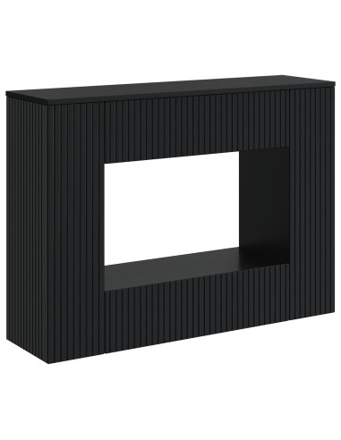 Tavolo consolle Nero 101 x 29 x 74 cm Legno ingegnerizzato