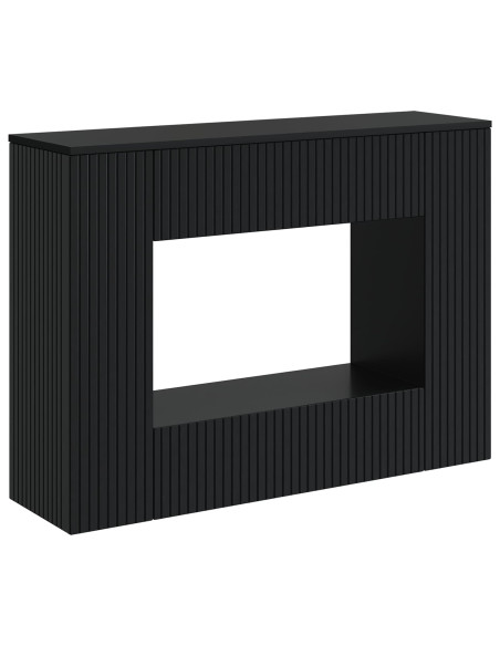 Tavolo consolle Nero 101 x 29 x 74 cm Legno ingegnerizzato